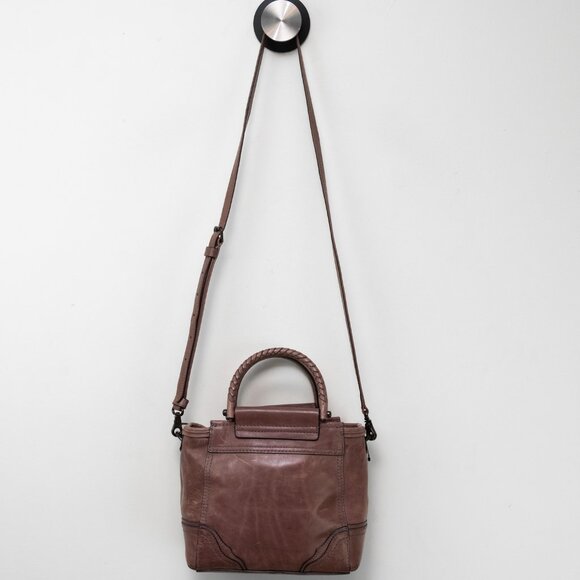 Frye Viviana Mini Tote Leather Crossbody + Handles Dusty Lilac - Picture 2 of 11